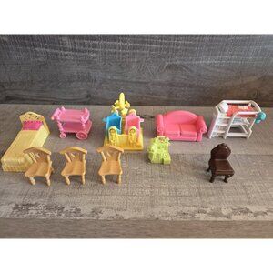 Fisher Price Sweet Streets Hospital Baby Nursery Cradle House Furniture Lot g56